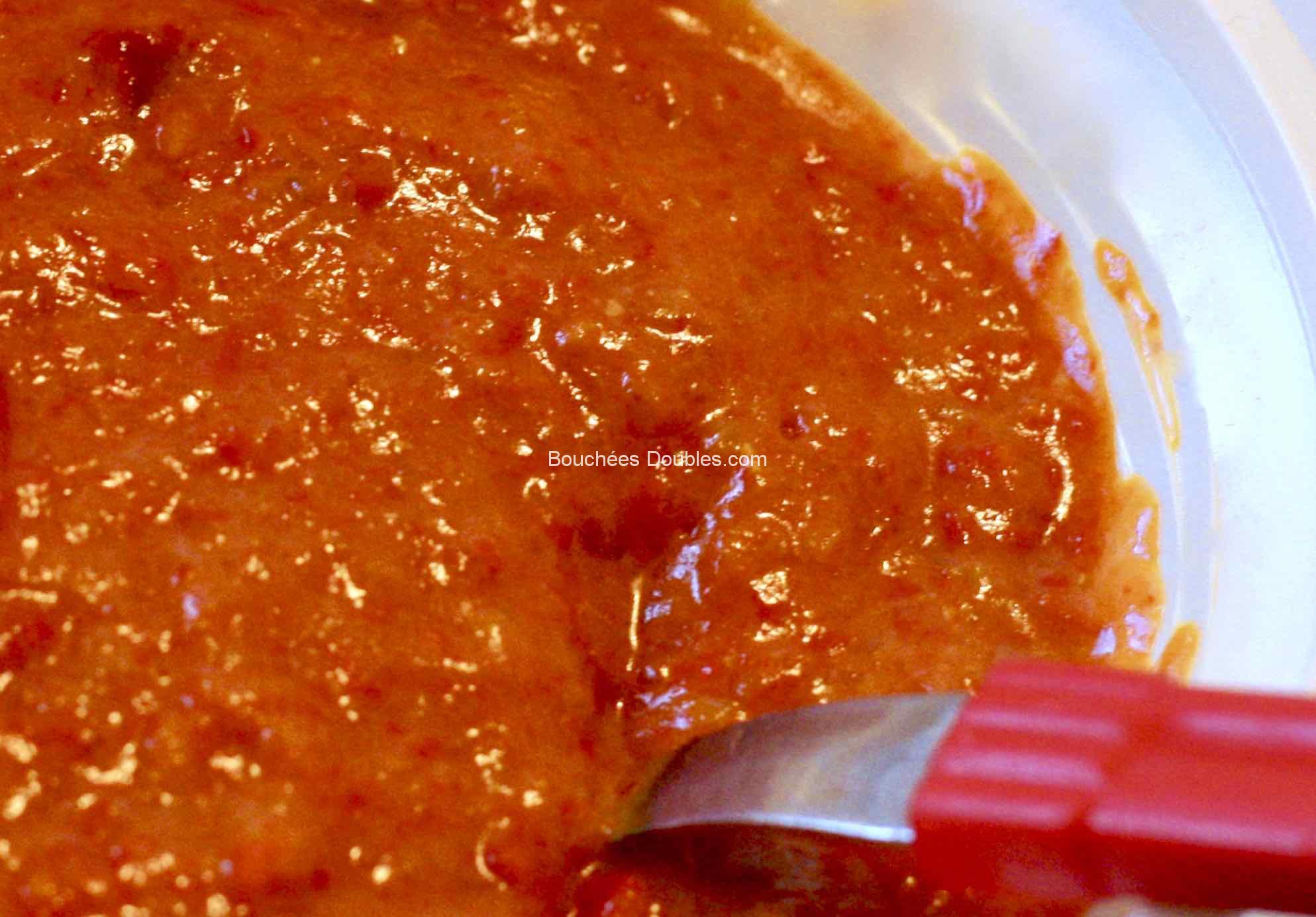 sauce alcaline au poivron