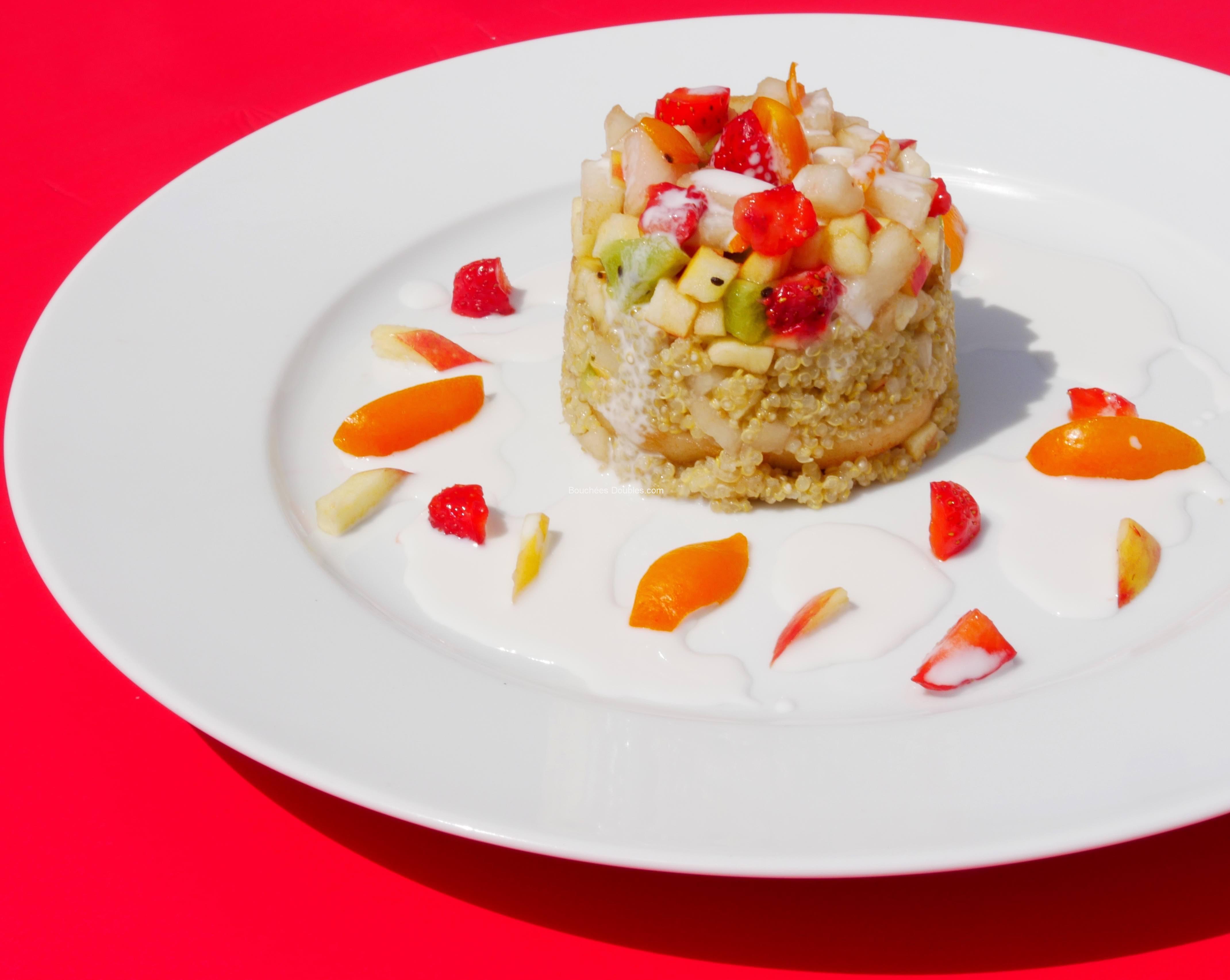 Gateau Quinoa Coco Vanille Aux 7 Fruits 1er Prix Defi Cuisine Alcaline