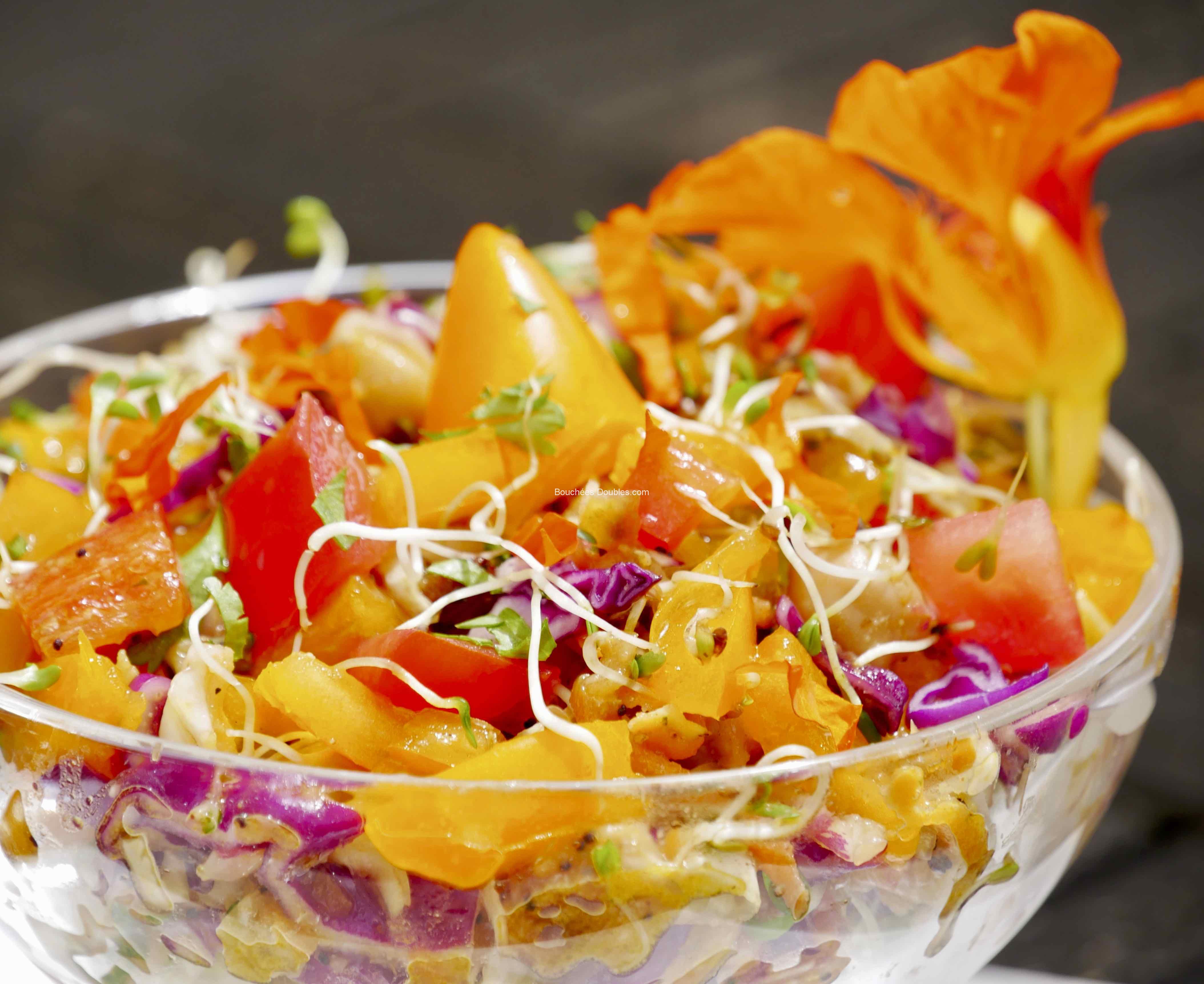 Recette Alcaline : Recette Alcaline : Crudités Et Capucines
